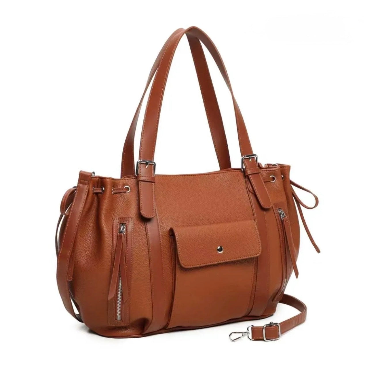Sac à main femme - Sac pour les Cours, Bureau et Travail - PARIS XXL en cuir végan