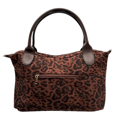 Sac Bali avec motif léopard - anse et bandoulière inclus