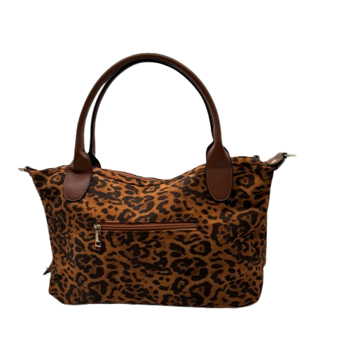 Sac Bali avec motif léopard - anse et bandoulière inclus