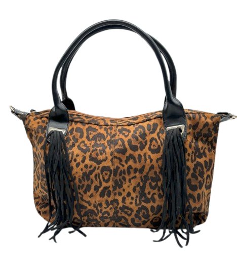 Sac Bali avec motif léopard - anse et bandoulière inclus