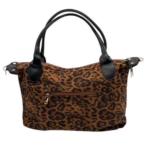 Sac Bali avec motif léopard - anse et bandoulière inclus