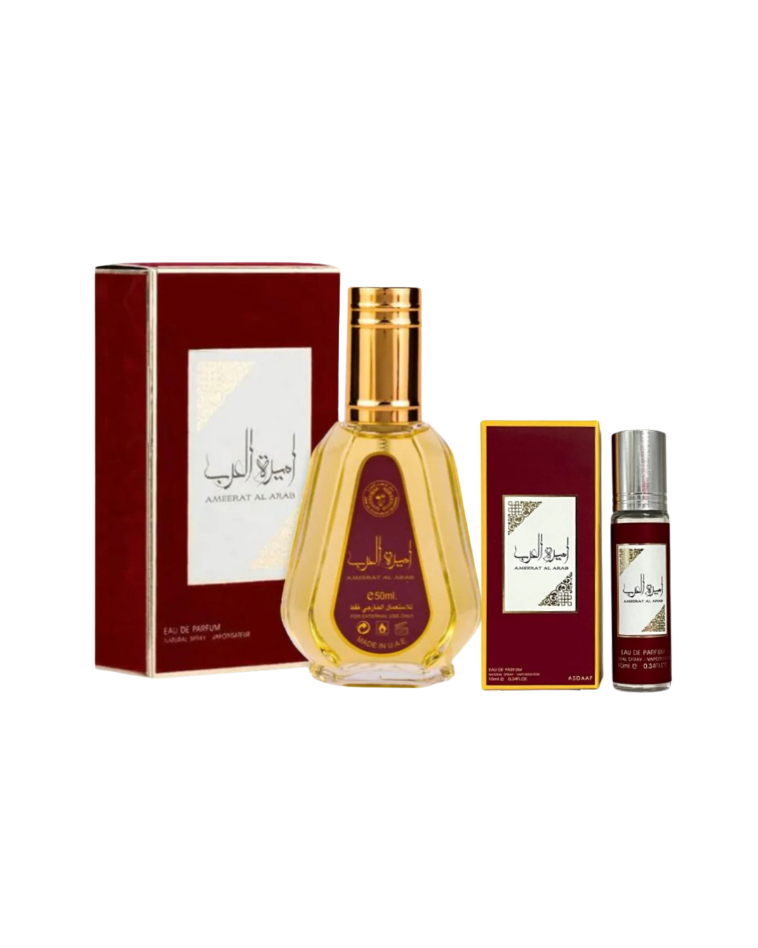 Coffret Eau de Parfum 50ml + Roll-on Intense Ameerat Al Arab 10 ml