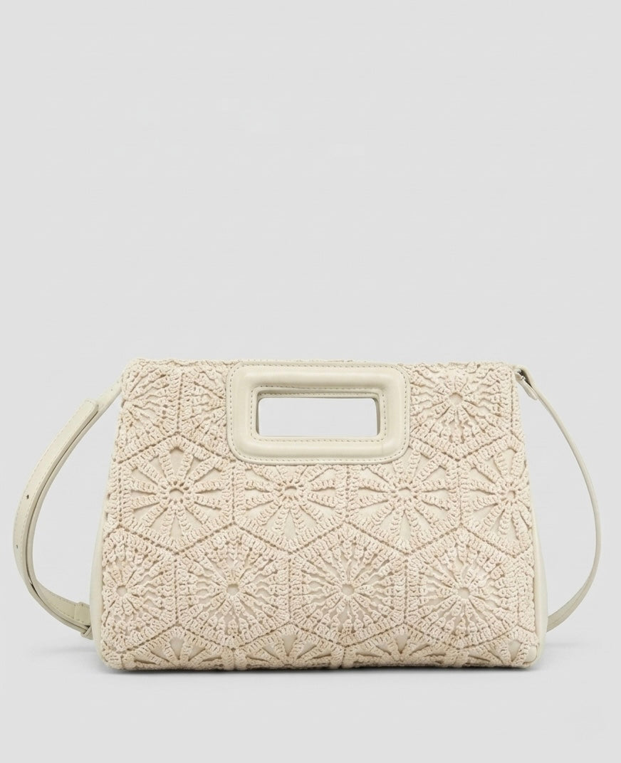 Sac à main Maggy effet dentelle crochet