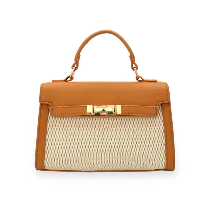 Sac à main Bi-matière