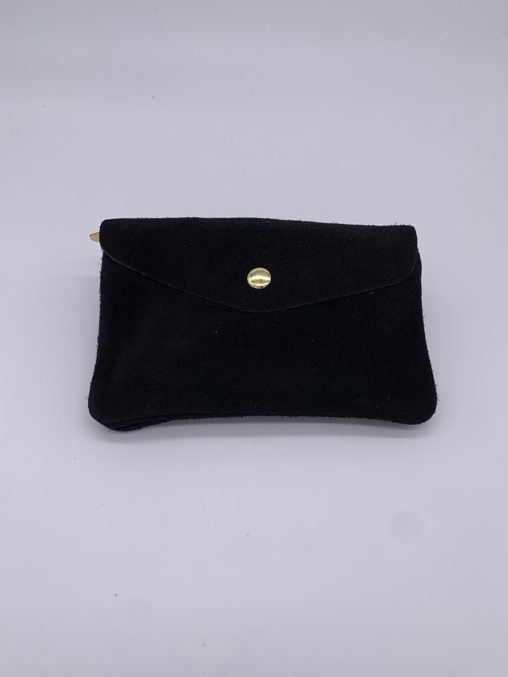 Leather wallet - with compartment and zipped pocket 17cm x 10 cm
