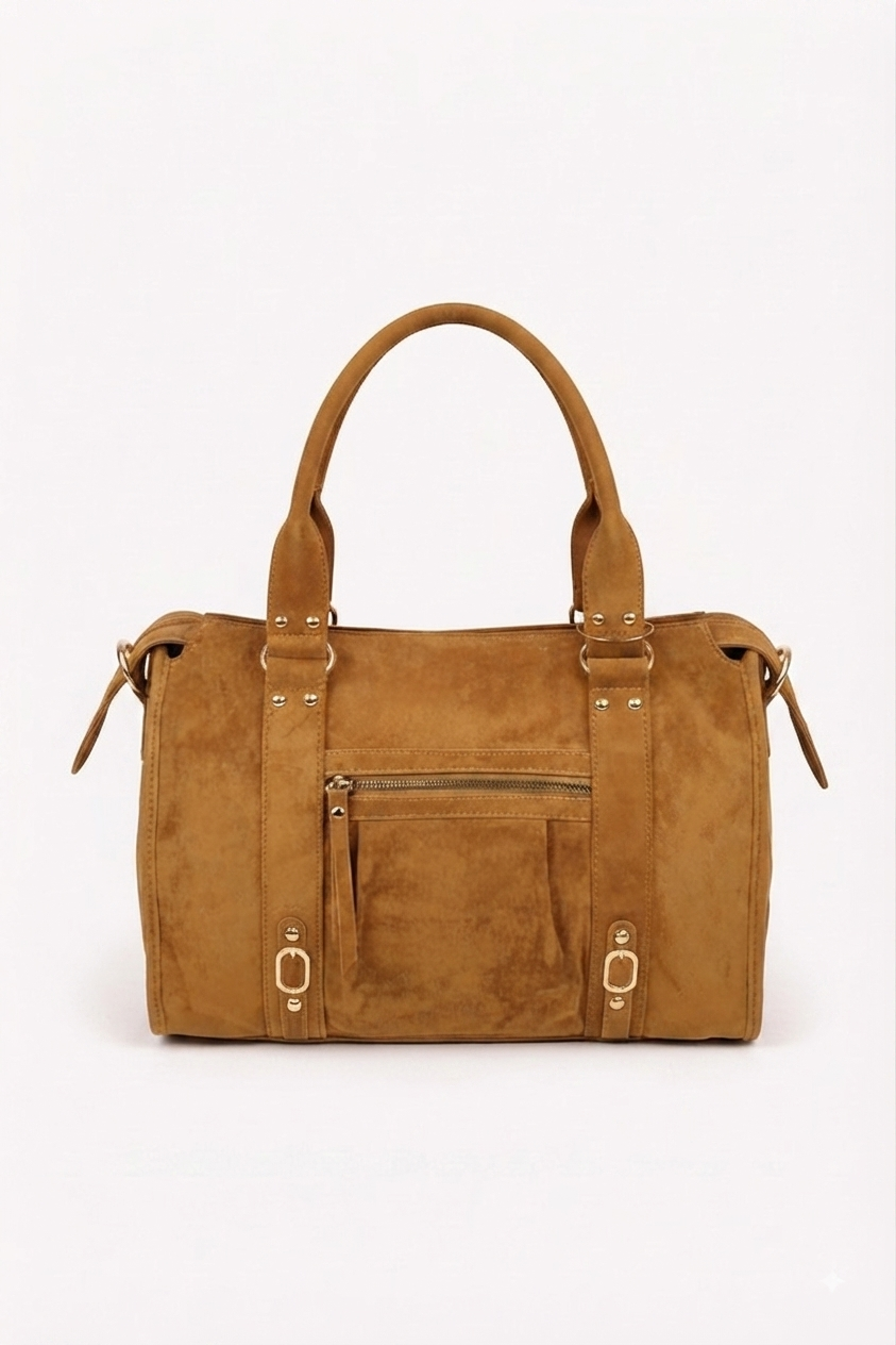 Sac à main pour les cours California XXL simili daim cuir vegan
