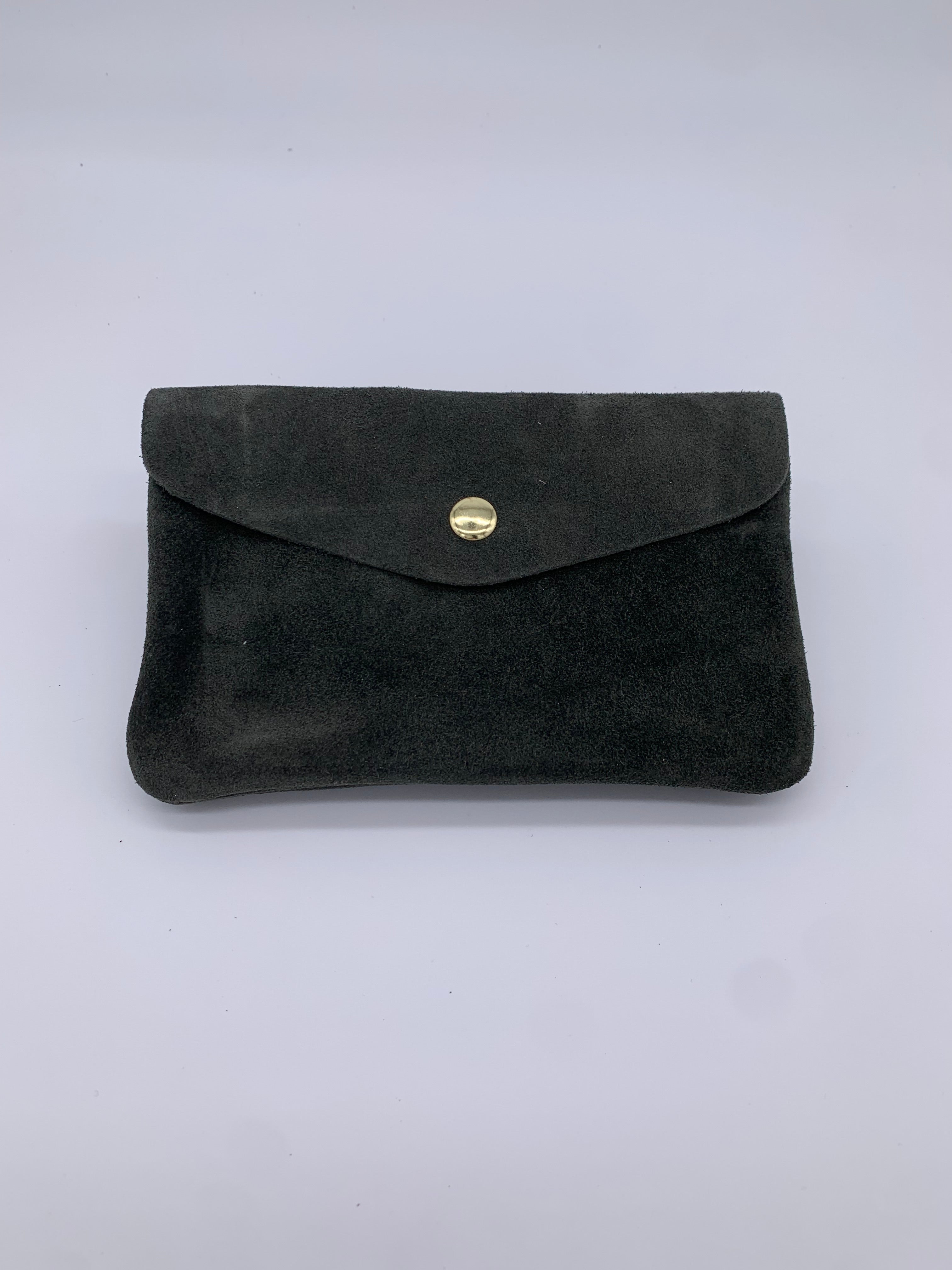 Portefeuille en cuir - avec compartiment et pochette zippée 17cm x 10 cm