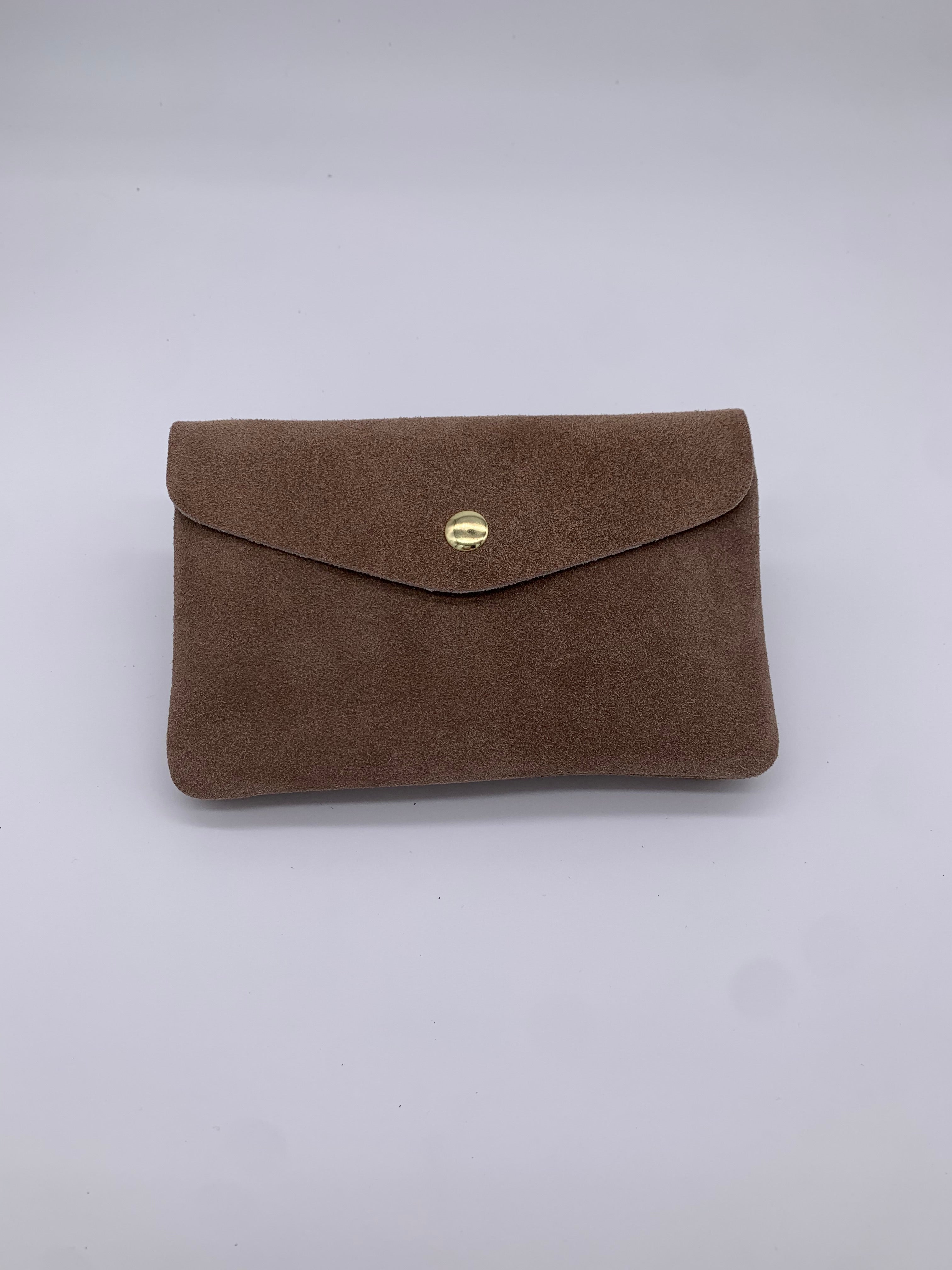 Portefeuille en cuir - avec compartiment et pochette zippée 17cm x 10 cm
