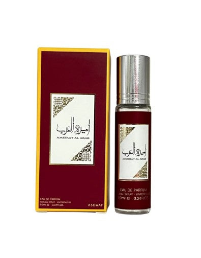 Lot de 4 Parfums Roll-on Intense Ya ra Ameerat Al Arab 10 ml