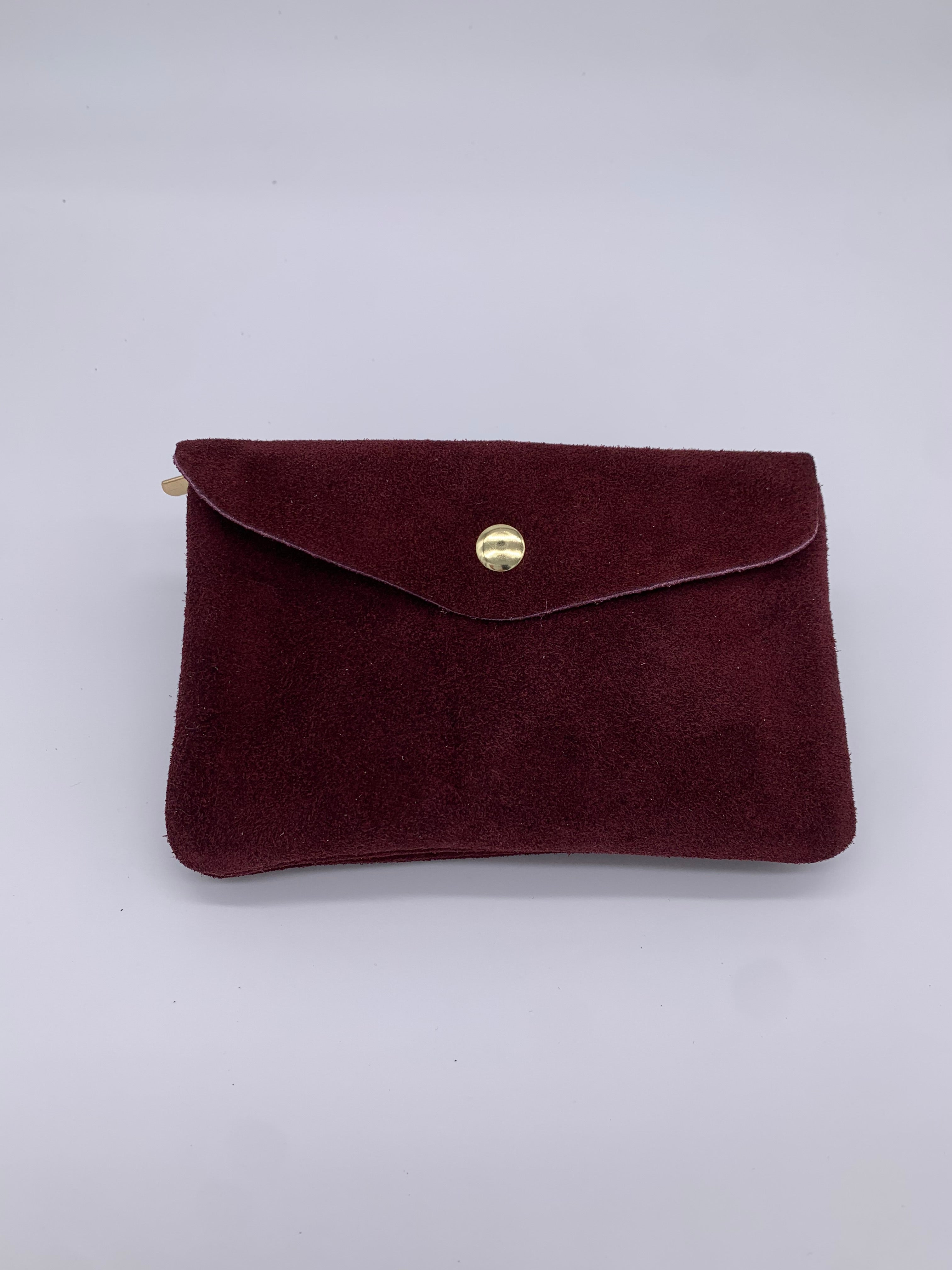Portefeuille en cuir - avec compartiment et pochette zippée 17cm x 10 cm