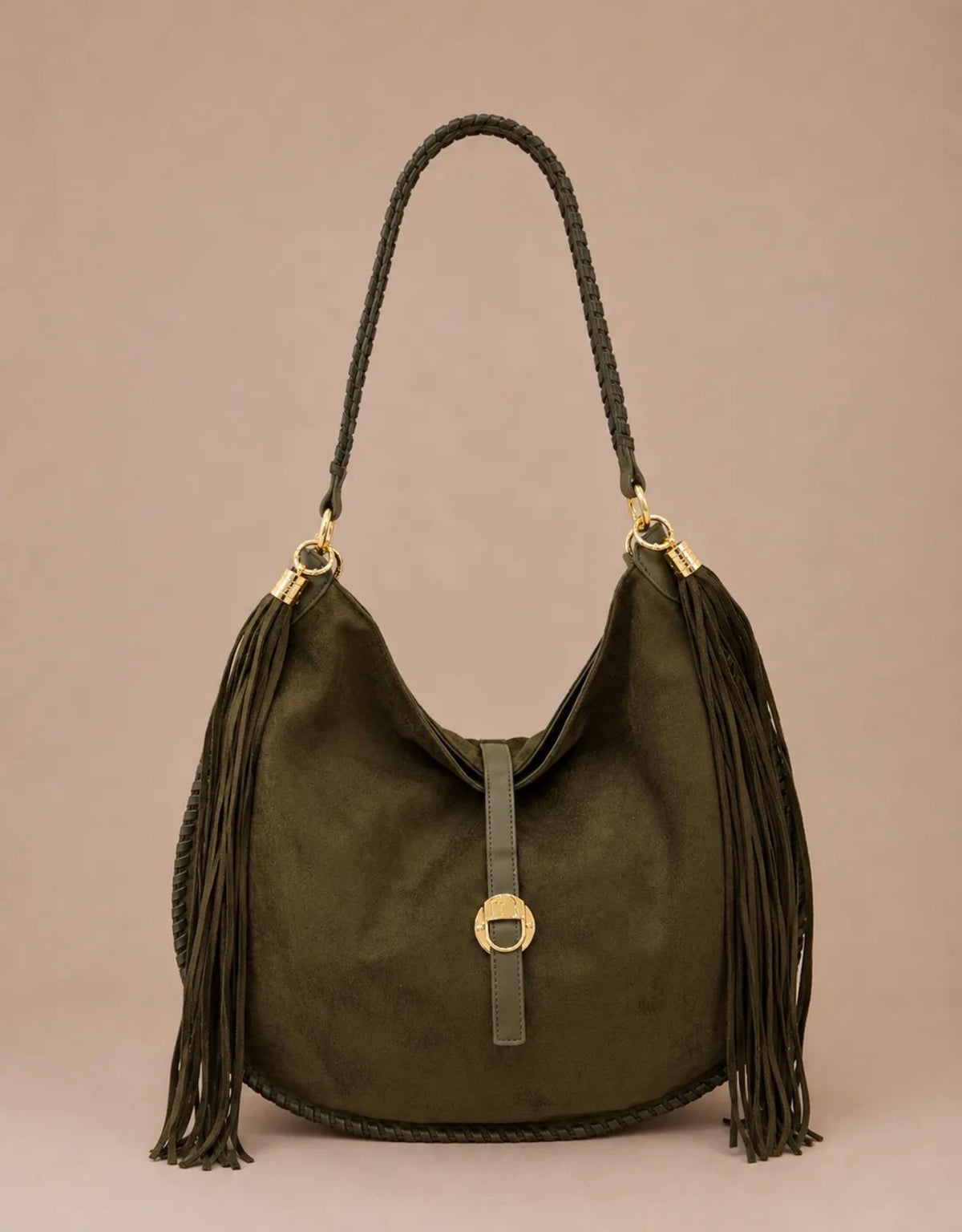 Sac Cléa à franges suédine