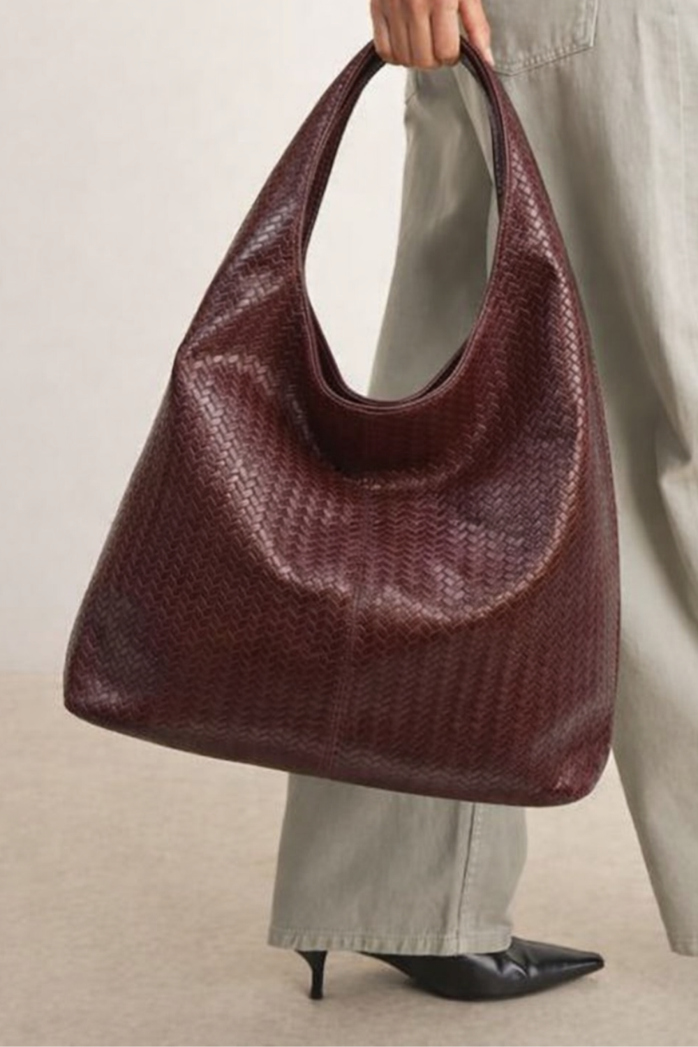 Braided Hobo Bag