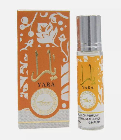 Lot de 4 Parfums Roll-on Intense Ya ra Ameerat Al Arab 10 ml