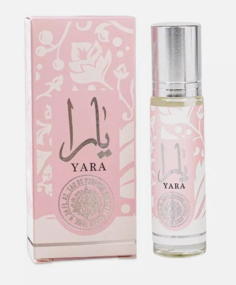 Lot de 4 Parfums Roll-on Intense Ya ra Ameerat Al Arab 10 ml