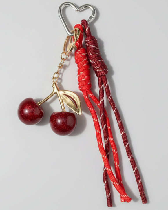 Charms porte-clé pour sacs à main Cerise